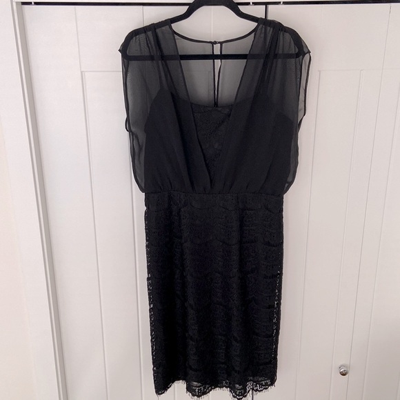 Black Lace Cocktail Dress - Picture 1 of 7